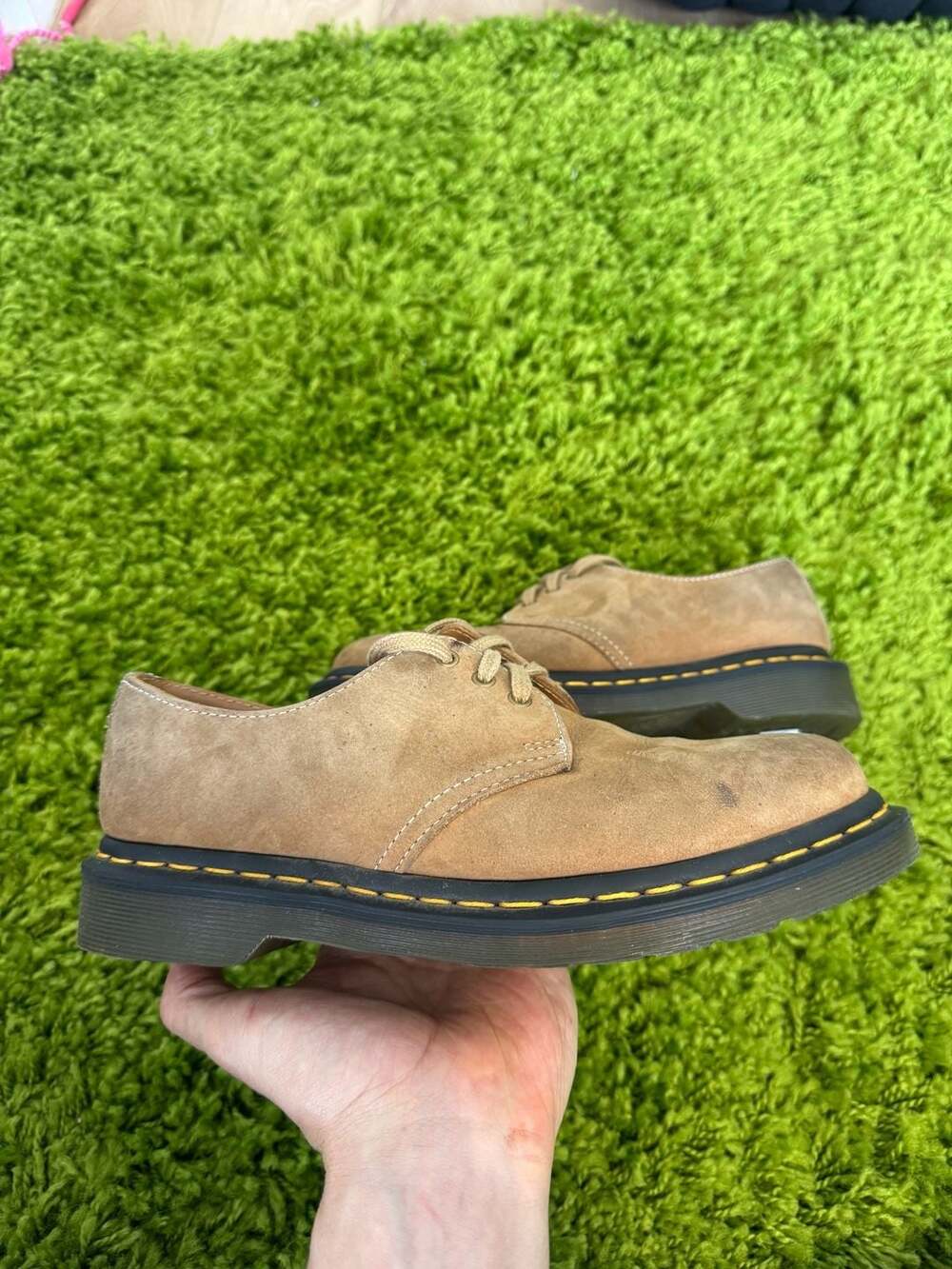 Dr. Martens 1461 Cork Insole Suede Oxford Shoes